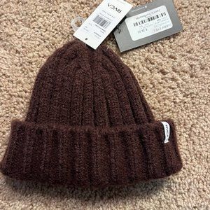 NWT RVCA Beanie Brown
